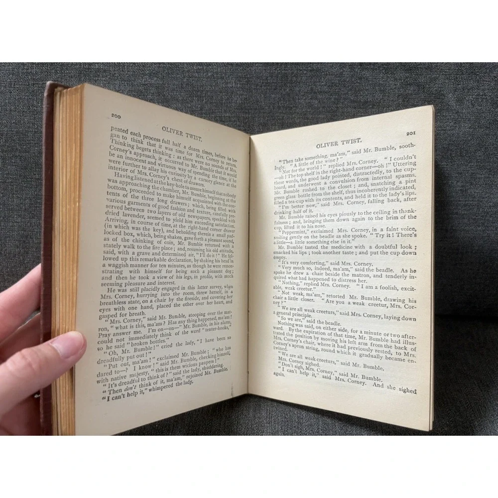 The Adventures of Oliver Twist by Charles Dickens (1900s Hardcover, Hurst And Co
